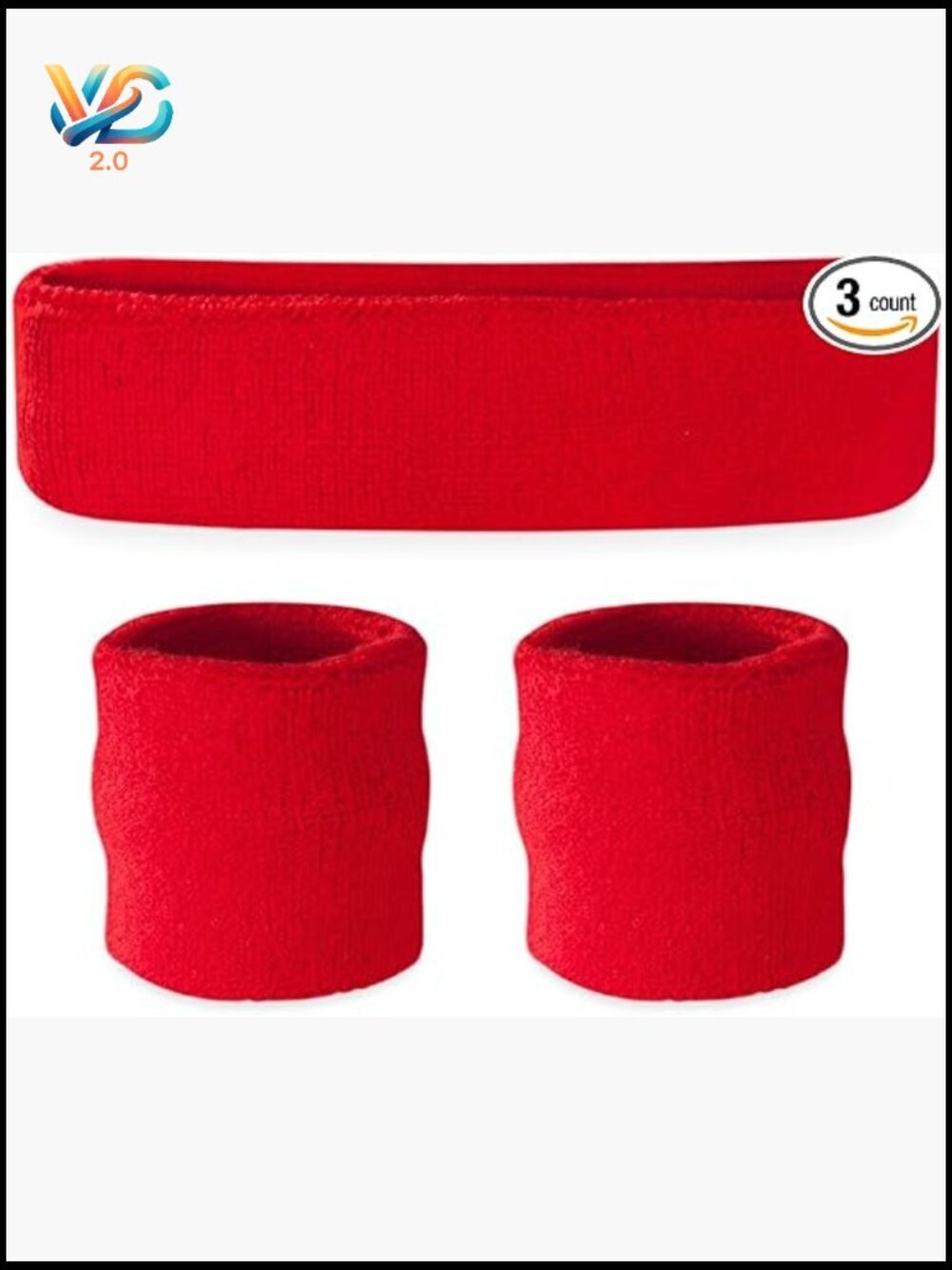Kids Sweatbands Set Moisture Wicking Athletic Wristbands Headband Sport